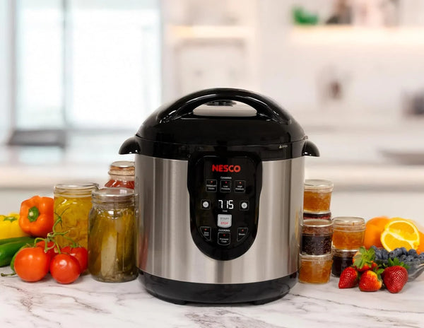 NPC‑9 Smart Electric Pressure Canner and Cooker for Home Food Preservation, 9.5‑Quart Stainless Steel with Digital Controls10