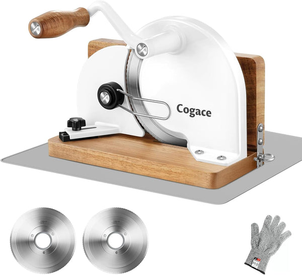 Foldable Manual Bread Slicer, 2 German RSG Blades for Homemade Sourdough1
