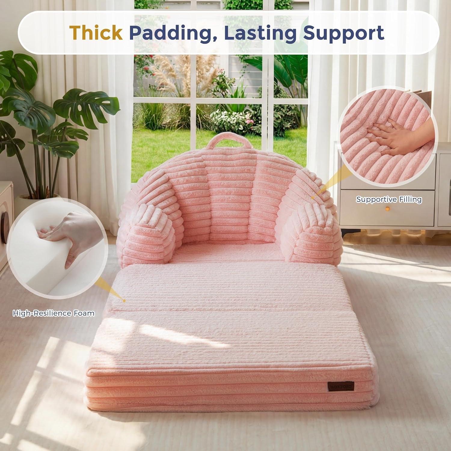 folding-sofa-bed-chair-sleeper-chair-for-adults-faux-fur-single