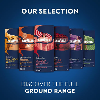 Lavazza Decaf Ground Coffee, Medium Roast, 100% Arabica, 12 Oz Bag (Pack of 1)6