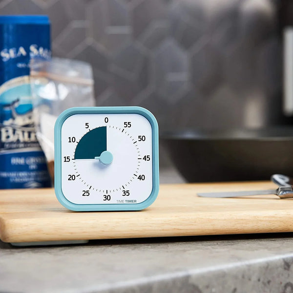 Home MOD – 60-Minute Visual Timer Home Edition, Silent Operation Study Tool for Kids Desk, Homeschool Supplies, Office & Meetings (Lake Day Blue)6