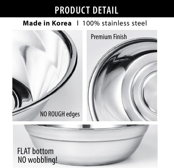 Oversized All-Purpose Stainless Steel Bowl for Home & Commercial, 16 Qt, 15 L, Made in Korea, Premium Stainless Steel, No Dulling & Rusting, for Prepping, Baking, Mixing, Marinating & Brining Kimchi5