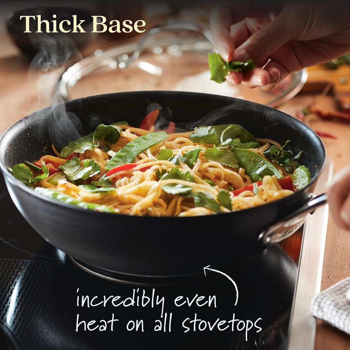 x-seartech-aluminum-nonstick-cookware-stir-fry-wok-with-lid-10-inch-super-dark-gray