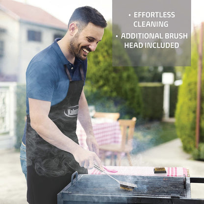 Grilling Accessories, Gifts for Men Christmas Grilling Gifts for Dad, Heavy Duty Stainless Steel BBQ Grill Tools Set for Outdoor Grill with Aluminum Case and Apron, Birthday Gifts for Men Dad7