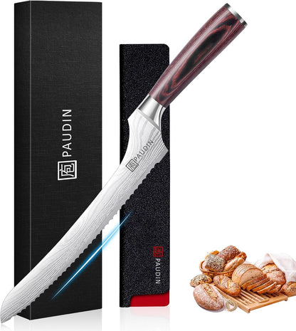 10 Inch Offset Sourdough Bread Knife for Homemade Bread - Gift Box1