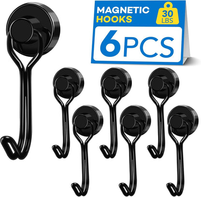 Magnetic Hooks Magnet Hook for Cruise Cabins Fridge 30LBS 6Pack1