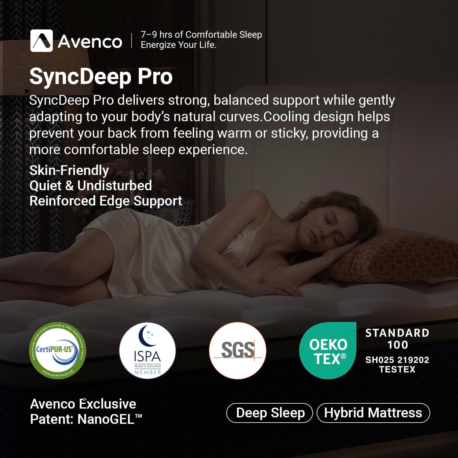 syncdeep-queen-mattress-12-inch-firm-hybrid-cooling-lumbar-support