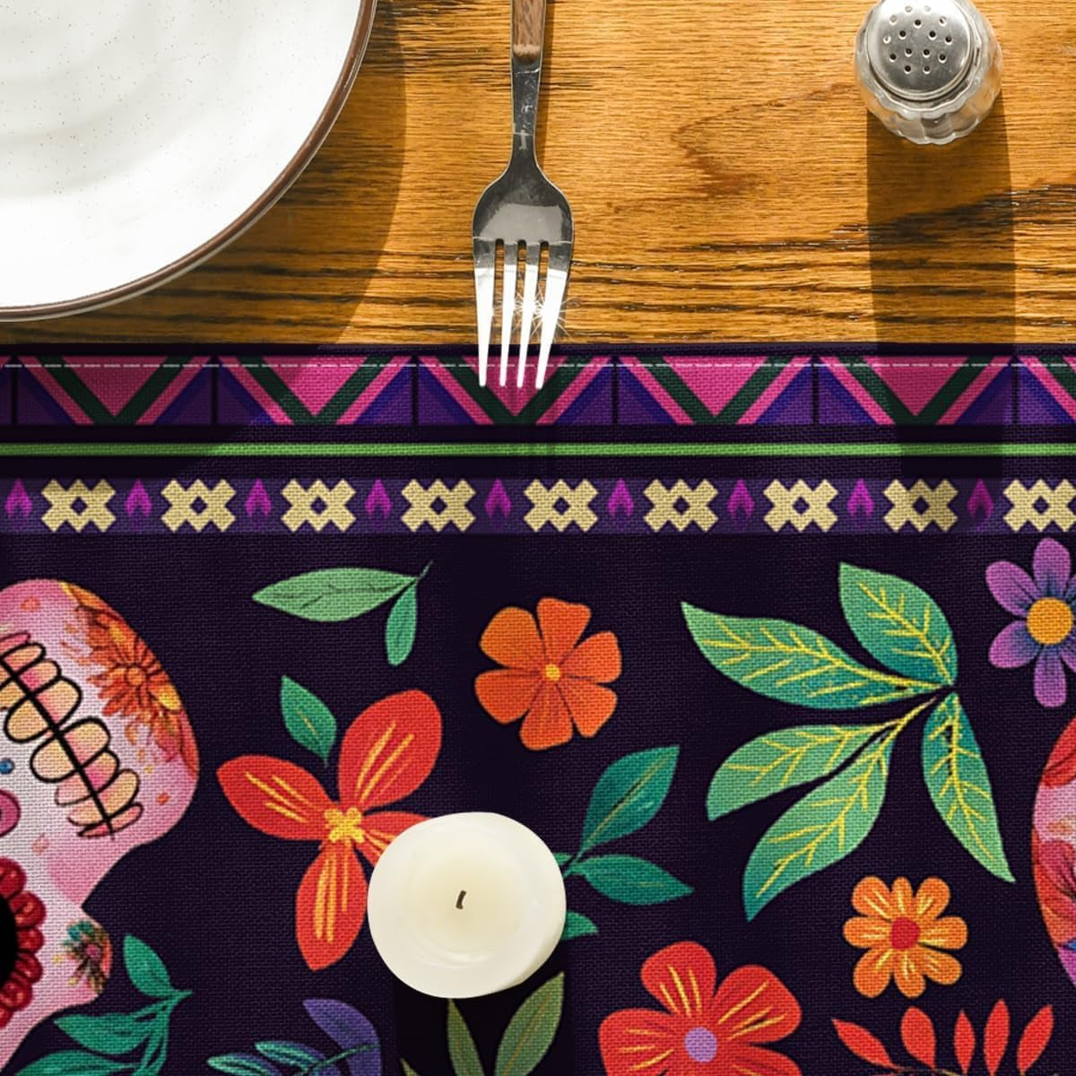 day-of-the-dead-mexican-table-runner-sugar-skull-linen-tablecloth-for-dia-de-los-muertos-mexican-party-firesta-holiday-kitchen-dining-room-home-decoration-13x-72