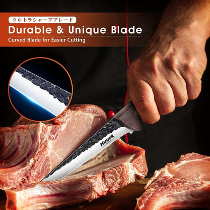 Boning Knife for Meat Cutting, 5.5" Fish Fillet Knives with Sheath3