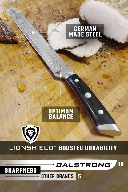 12" Slicing Knife - Granton Edge German Steel5