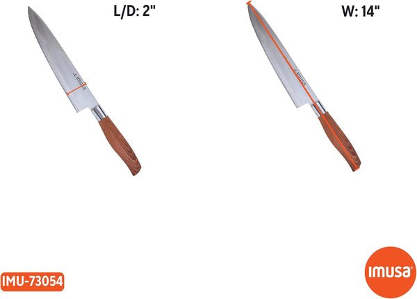 8 Inch Chef Stainless Steel Chef Knife with Woodlook Handle7