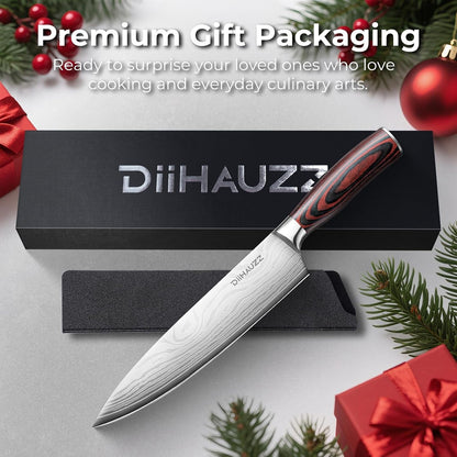8 Inch Chef Knife, High Carbon Stainless Steel Kitchen Knife8