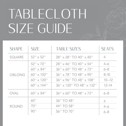 Home Fashions Vintage Lemon and Citrus Blooms Water- and Stain-Resistant Vinyl Tablecloth with Flannel Backing, 52 Inches X 52 Inches, Square6