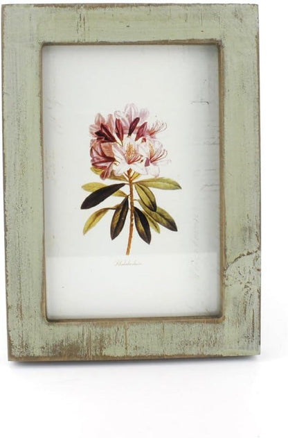 4X6 Inches Simple Rectangular Desktop Family Picture Photo Frame with Glass Front (Green)1