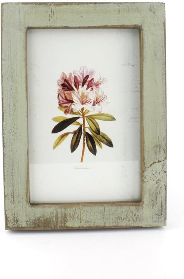 4X6 Inches Simple Rectangular Desktop Family Picture Photo Frame with Glass Front (Green)1