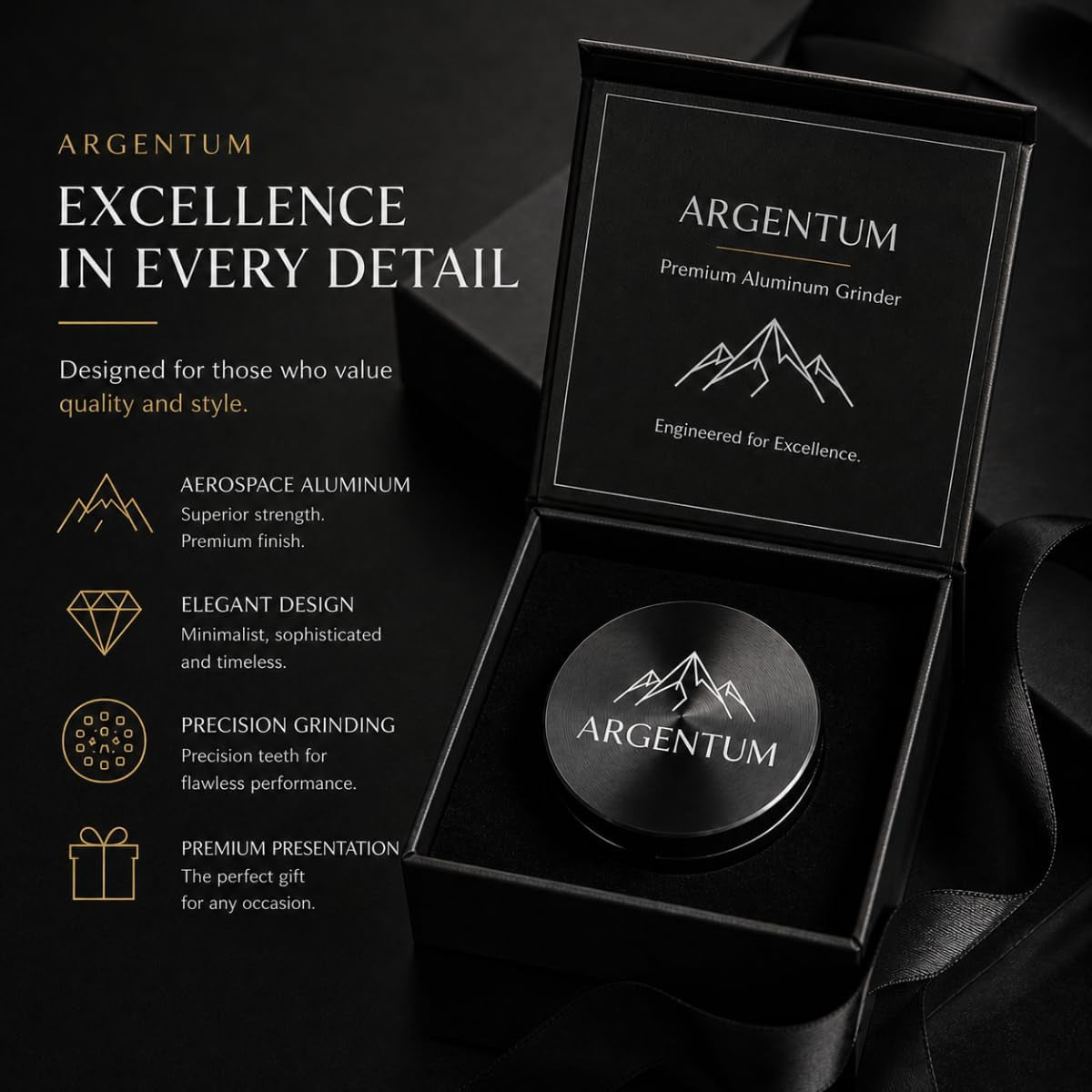 argentum-2-5-inch-manual-herb-spice-grinder-mill-4-piece-small-aluminum-kitchen-grinder-for-salt-pepper-seasonings-with-magnetic-lid-steel-sieve-cleaning-brush-compact-food-prep-tool