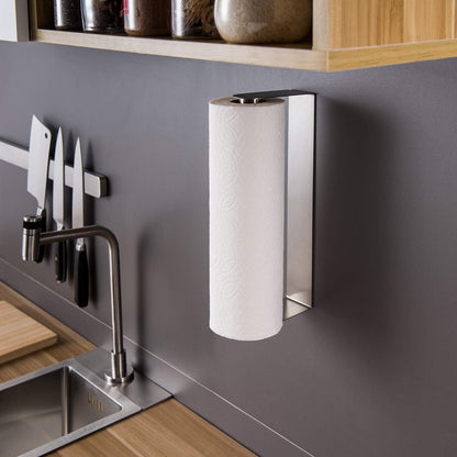 Paper Towel Holder under Cabinet, Self Adhesive Paper Roll Rack3