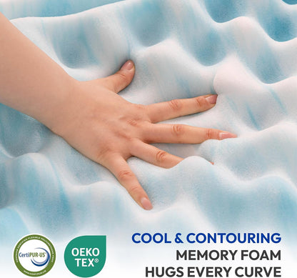 8 Inch Twin Mattress, Medium Plush Gel Memory Foam Mattress in a Box, Pressure Relief, Balanced Softness & Support, Certipur-Us Certified, Fiberglass Free4