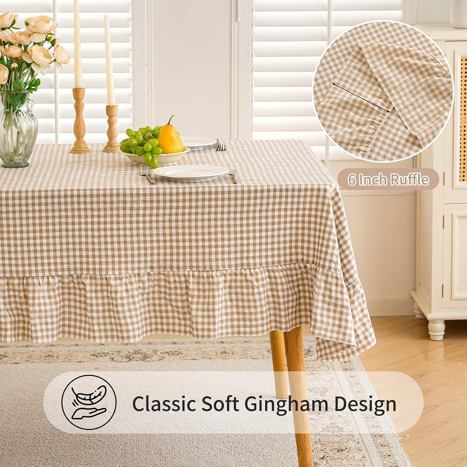 brown-gingham-ruffled-tablecloth-84x60-inches-rectangle-buffalo-plaid-cover