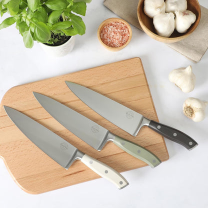 Sur La Table Kitchen Essential Tasting Kitchen German Steel Chef’S Knife, 8-Inch Stainless Steel Blade – Professional Kitchen Knife with Black Handle and Forged Full Tang5