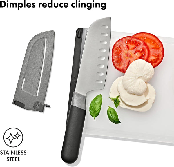 OXO Good Grips 5 in Santoku Knife with Locking Sheath6