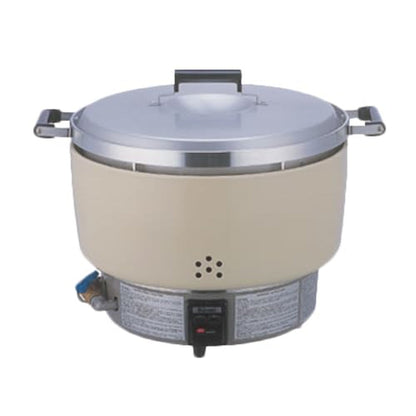 RER55ASL Rice Cooker, LP Gas, 55 Cup Uncooked Rice Capacity, 23" X 18-1/2" X 17-3/4", Automatic Simmers, Piezo Pilot Ignition, Accurate and Dependable Thermostat, Flame Failure Safety Device,1