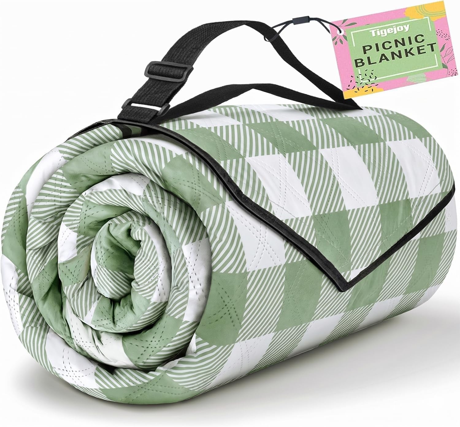 extra-large-picnic-blanket-waterproof-beach-blanket-80x80-outdoor-picnic-mat-sandproof-for-park-beach-grass-travel-hiking-camping-essentials-gingham-picnic-blanket-foldable