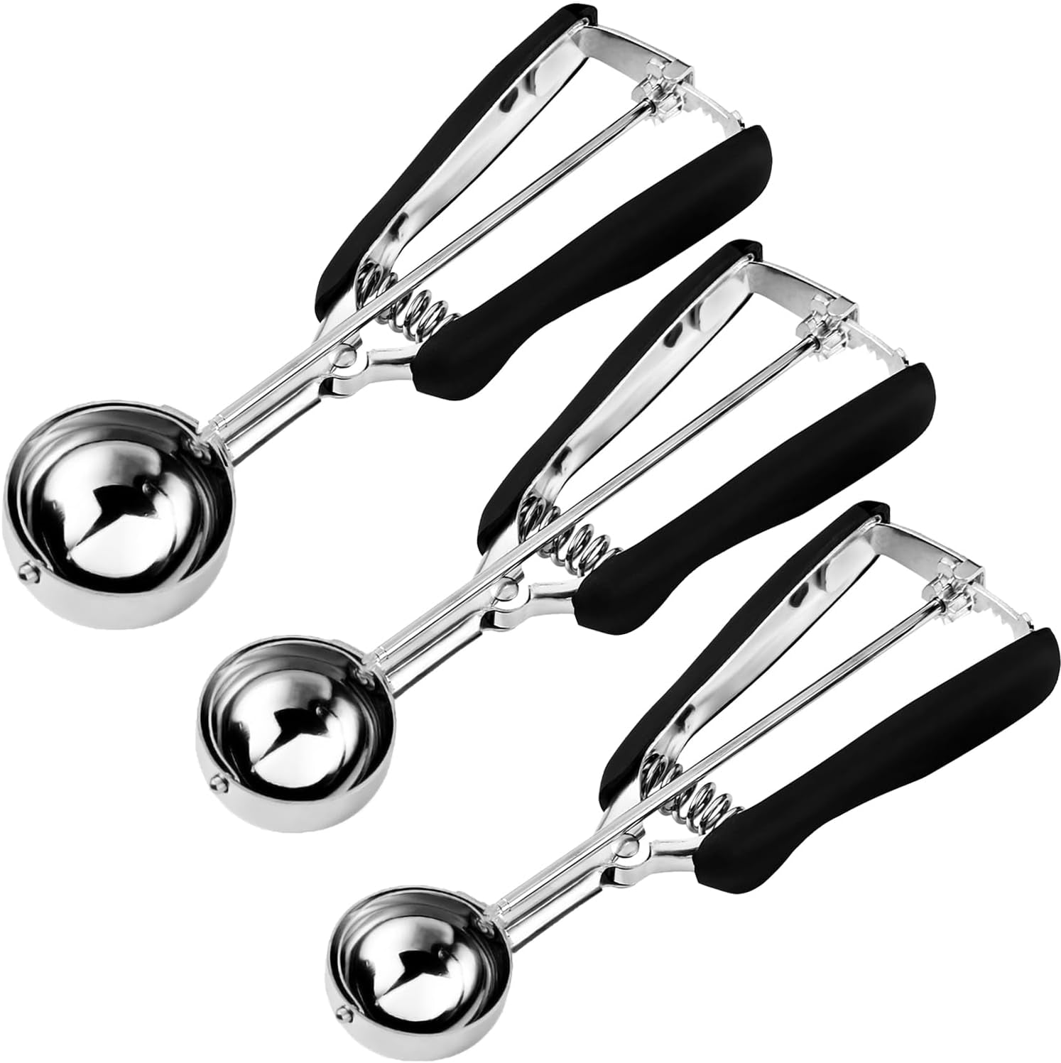cookie-scoop-set-include-1-tbsp-2-tbsp-3-tbsp-cookie-dough-scoop-cookie-scoops-for-baking-set-of-3-18-8-stainless-steel-good-grip-non-slip-for-cookies-cupcake-muffin-ice-cream-waffle