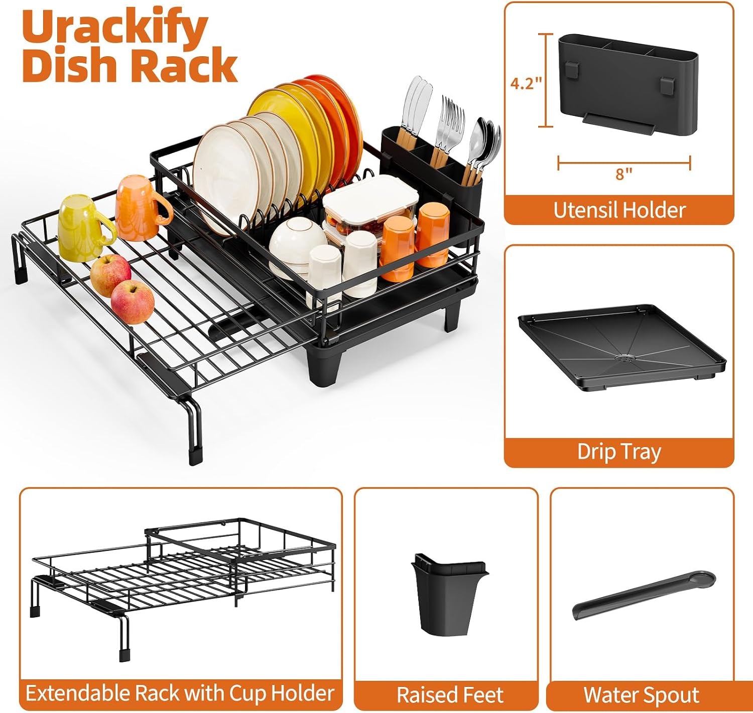 expandable-sink-dish-drying-rack-for-kitchen-counter-1-tier-black
