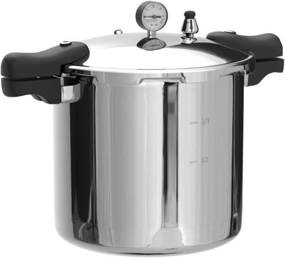 THE TANKER by  - 23 Quart Beginner Friendly Pressure Canner & Cooker | Induction Compatible | Pressure Gauge, 15Lb & 10Lb Weights | Aluminum & Stainless Steel Parts | USA Company4