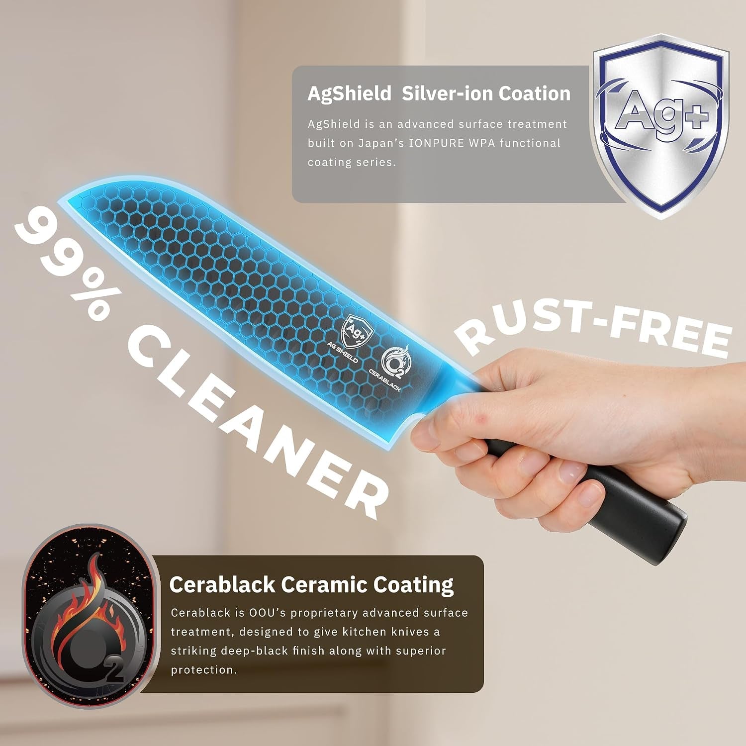 ®-black-blade-7-inch-santoku-knife-with-agshield™-cerablack™-technology-rust-resistant-easy-clean-finish-japanese-style-hollow-edge-for-dicing-mincing