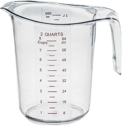Plastic Measuring Cup - Chef 101 Measuring Jug with Dual Unit Markings, Dishwasher Safe - Clear Measuring Cup for Kitchen, Restaurants2
