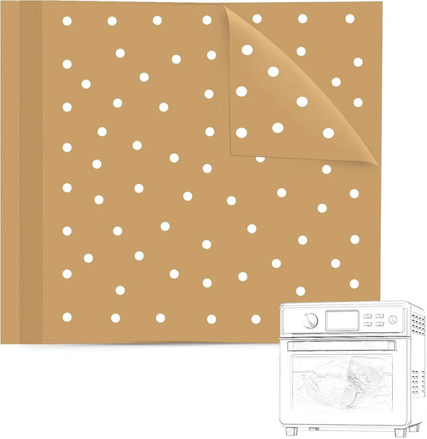 11X12 Inch Air Fryer Oven Liners, Airfryer Parchment Paper | Pre-Cut Rectangular Perforated Disposable Air Fryer Liners for Ninja Airfryer Toaster Ovens SP151 SP101, XL Airfryer,100Pcs1