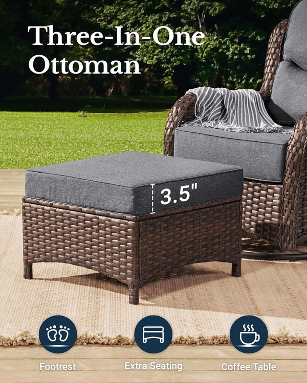 Luxury Outdoor Patio Furniture Set with 6-Inch Thick Cushions9