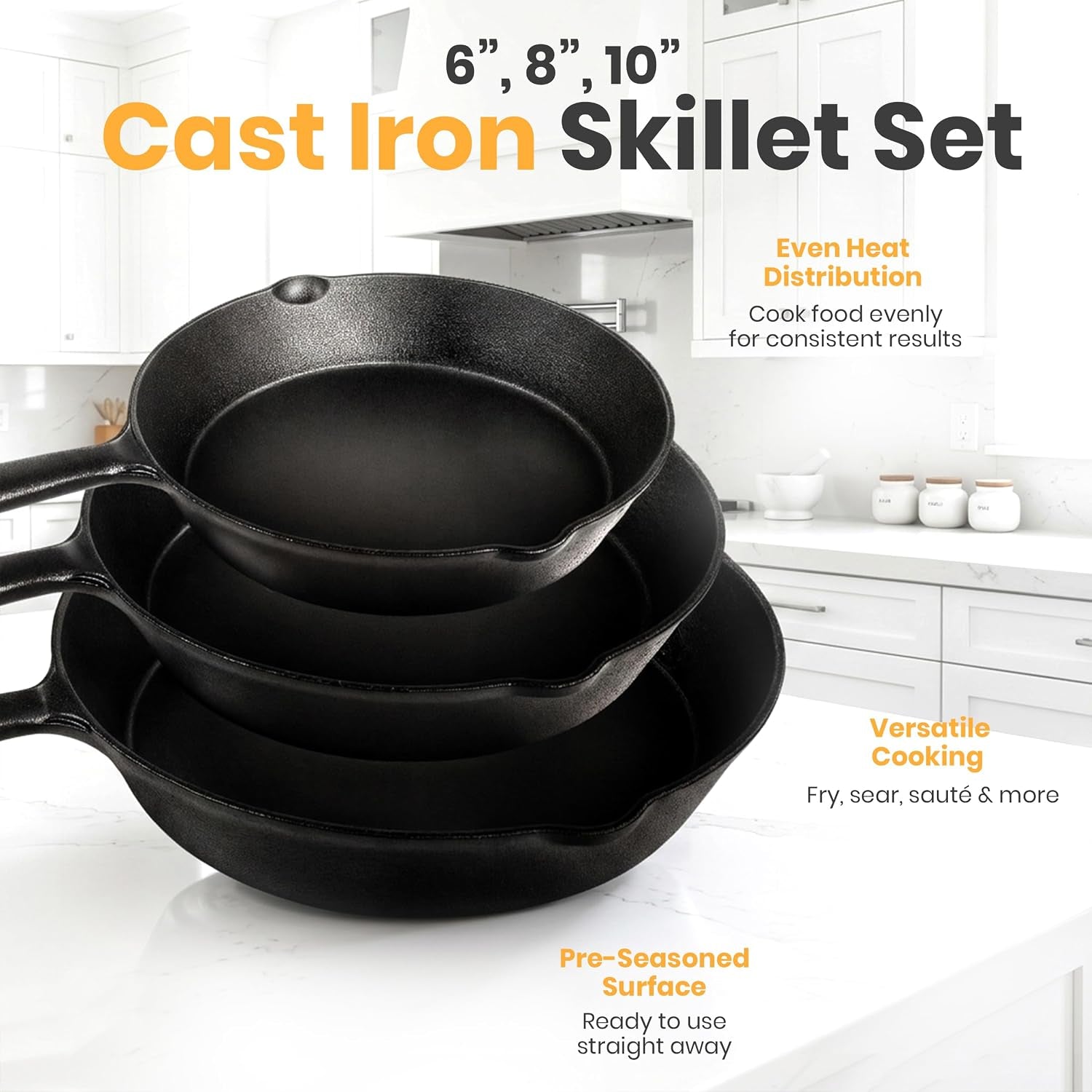 cast-iron-skillet-set-3-piece-6-8-10-inch-pfas-free-black-chef-pan-even-heat-distribution-stovetop-campfire-and-grill-safe-large-skillet-set-indoor-outdoor-use