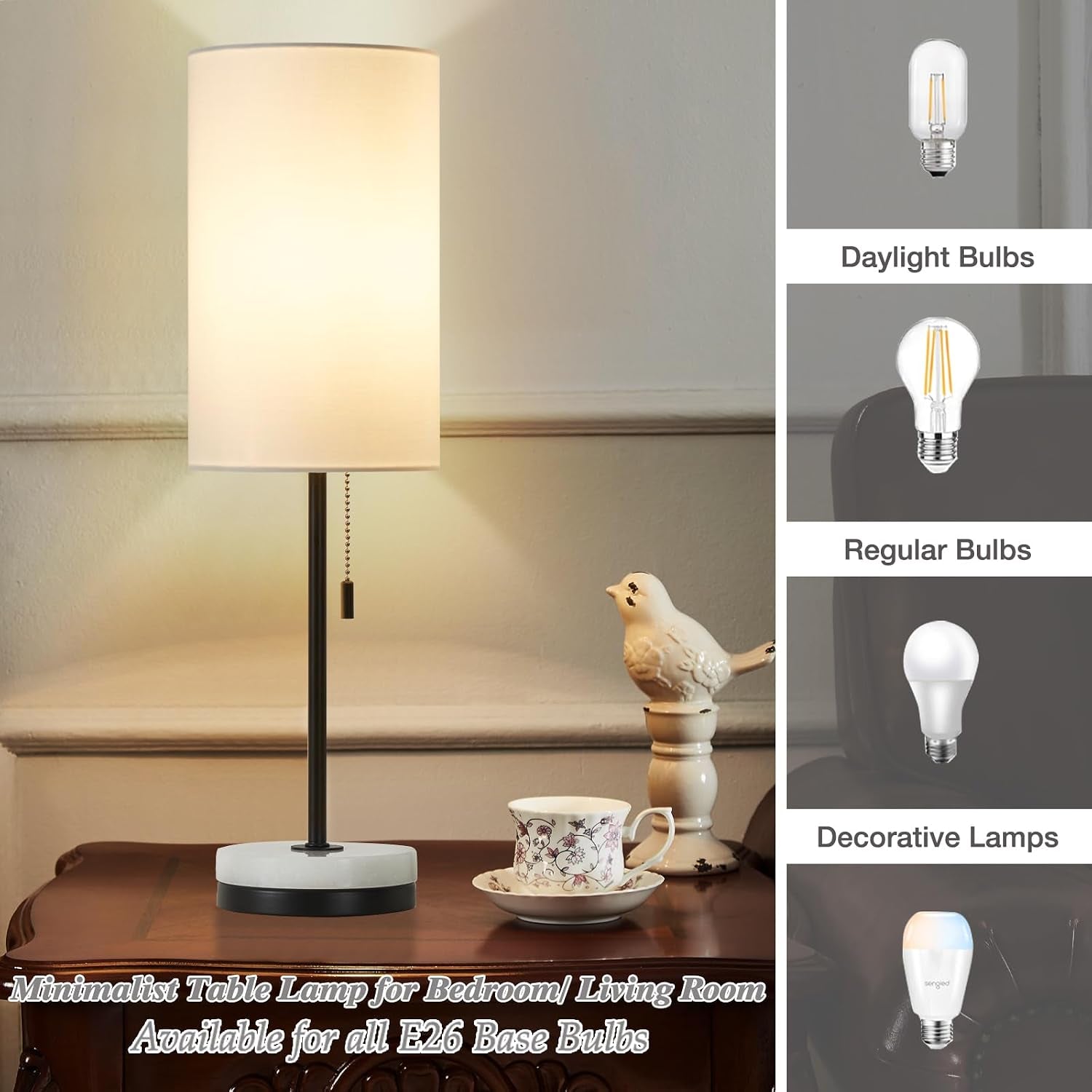 18-minimalist-table-lamp-set-of-2-nightstand-lamp-for-bedroom-living-room-modern-pull-chain-bedside-lamp-with-marble-base-fabric-shade-small-desk-lamp-for-home-office-reading