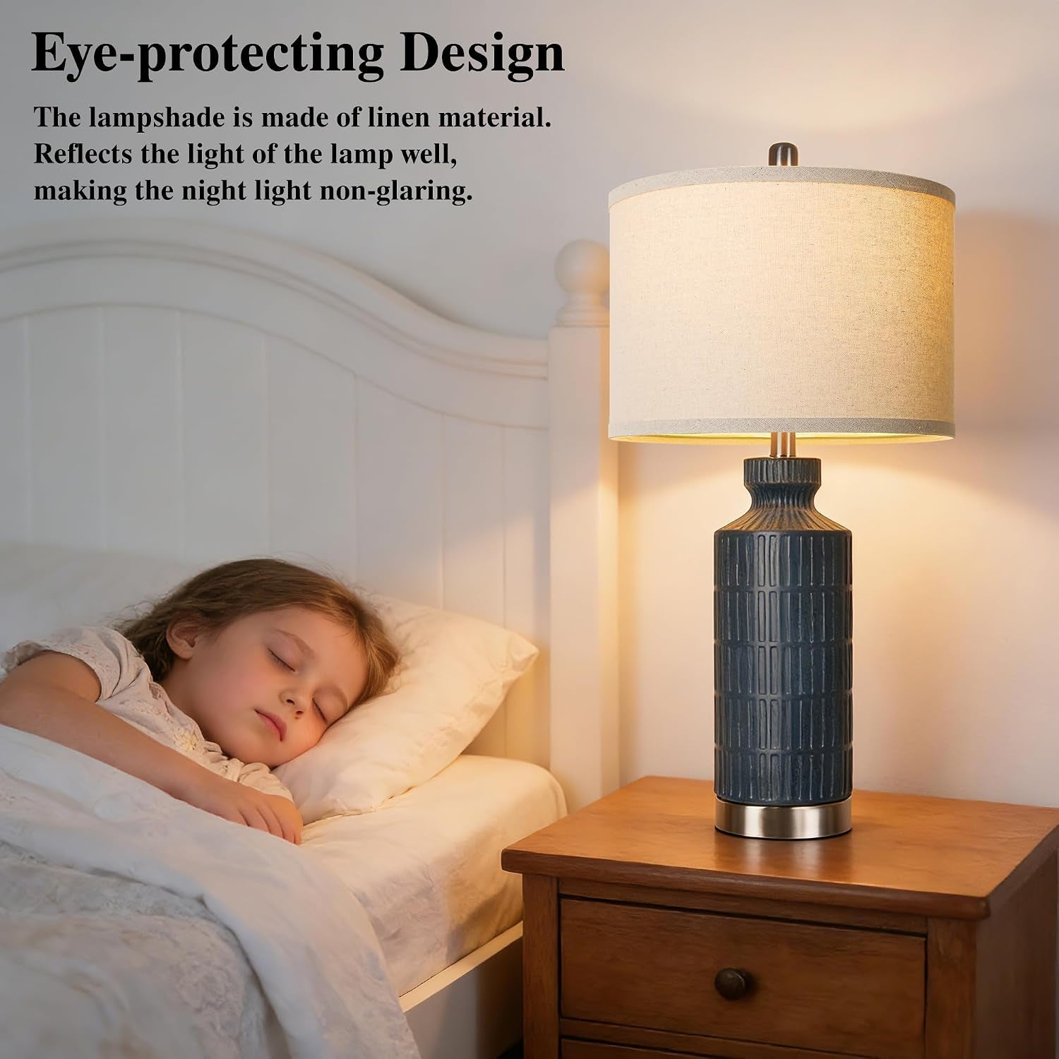 26-navy-blue-ceramic-table-lamp-set-of-2-modern-desk-lamp-metal-base