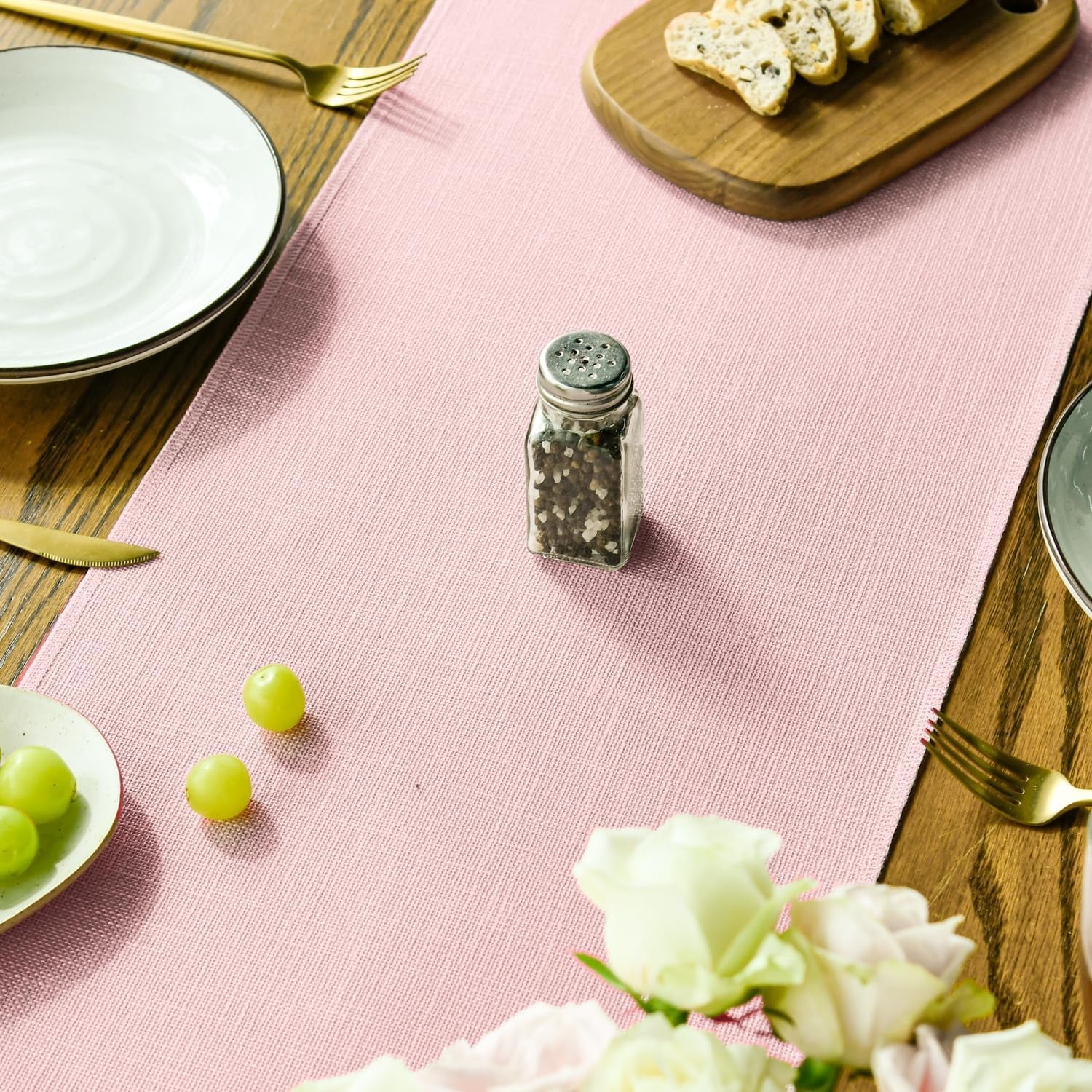 blush-pink-tassel-table-runner-linen-blend-rustic-farmhouse-style-kitchen-table-decoration-holiday-wedding-party-dinning-decor-13x48-inch
