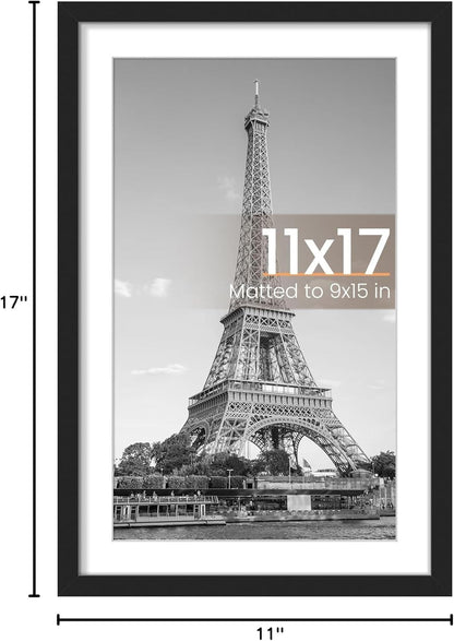 11X17 Picture Frame, Wall Decor Poster Frames, Black 1 Pack8