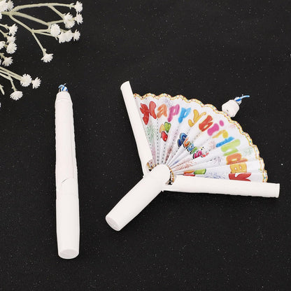2Pcs Novelty Fan Birthday Candle, Pop-Up Surprise Clown Candles4
