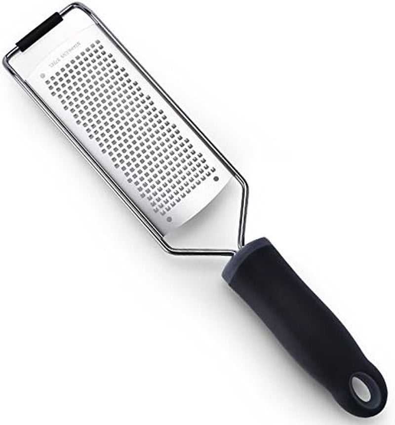 wide-lemon-zester-cheese-grater-18-8-stainless-steel-with-cover-black
