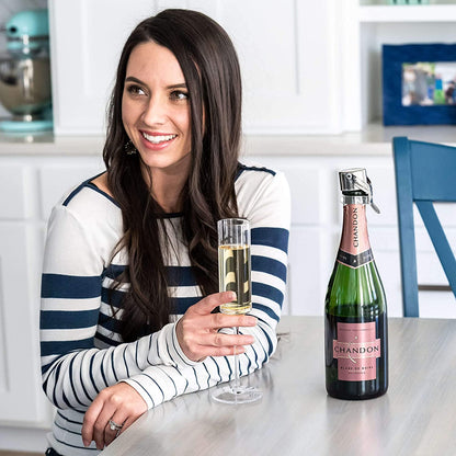 Champagne Stoppers - WAF Patented Seal - Made in Italy | Fits 750Ml Bottles, No Pressure Pump Needed, Keeps Bubbles Fresh 3-5 Days, BPA Free, Easy-Lock Stainless Steel Clip5