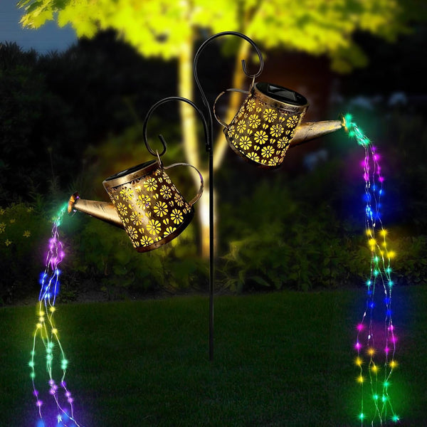 Solar Watering Can Lights Outdoor IP65 Waterproof Garden Light for Yard7