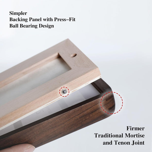 11X14 Picture Frame, Solid Walnut Wood Frame,Matted to 8X10 Photos4