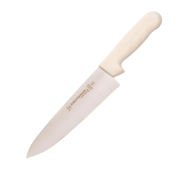 8" Chef'S Knife – S145-10PCP | SANI-SAFE Series | High-Carbon Stainless Steel Blade, NSF Certified, Slip-Resistant White Handle, Made in USA1