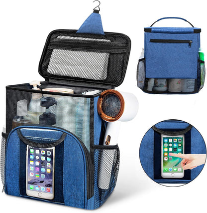 Mesh Shower Caddy Portable Dorm Room Essentials, Toiletry Tote Bag1