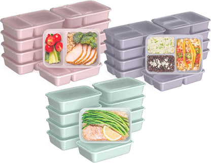 Bentgo Prep Meal Prep Kit, 1, 2 & 3-Compartment Containers, 60 Piece Set1