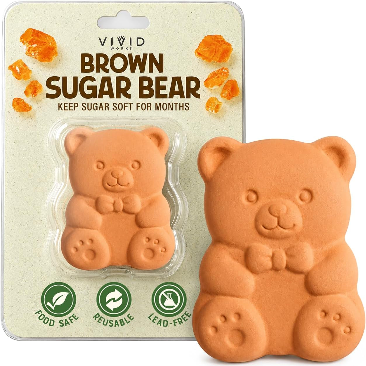 brown-sugar-bear-keeper-terracotta-sugar-saver-softener-for-brown-sugar-containers-reusable-food-safe-clay-moisture-regulator-keeps-sugar-soft-1-pack