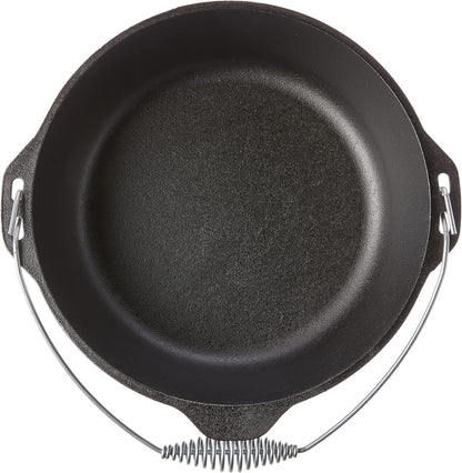 Cast Iron Dutch Oven Bundle with Fry Basket and Iron Cover, Pre-Seasoned4