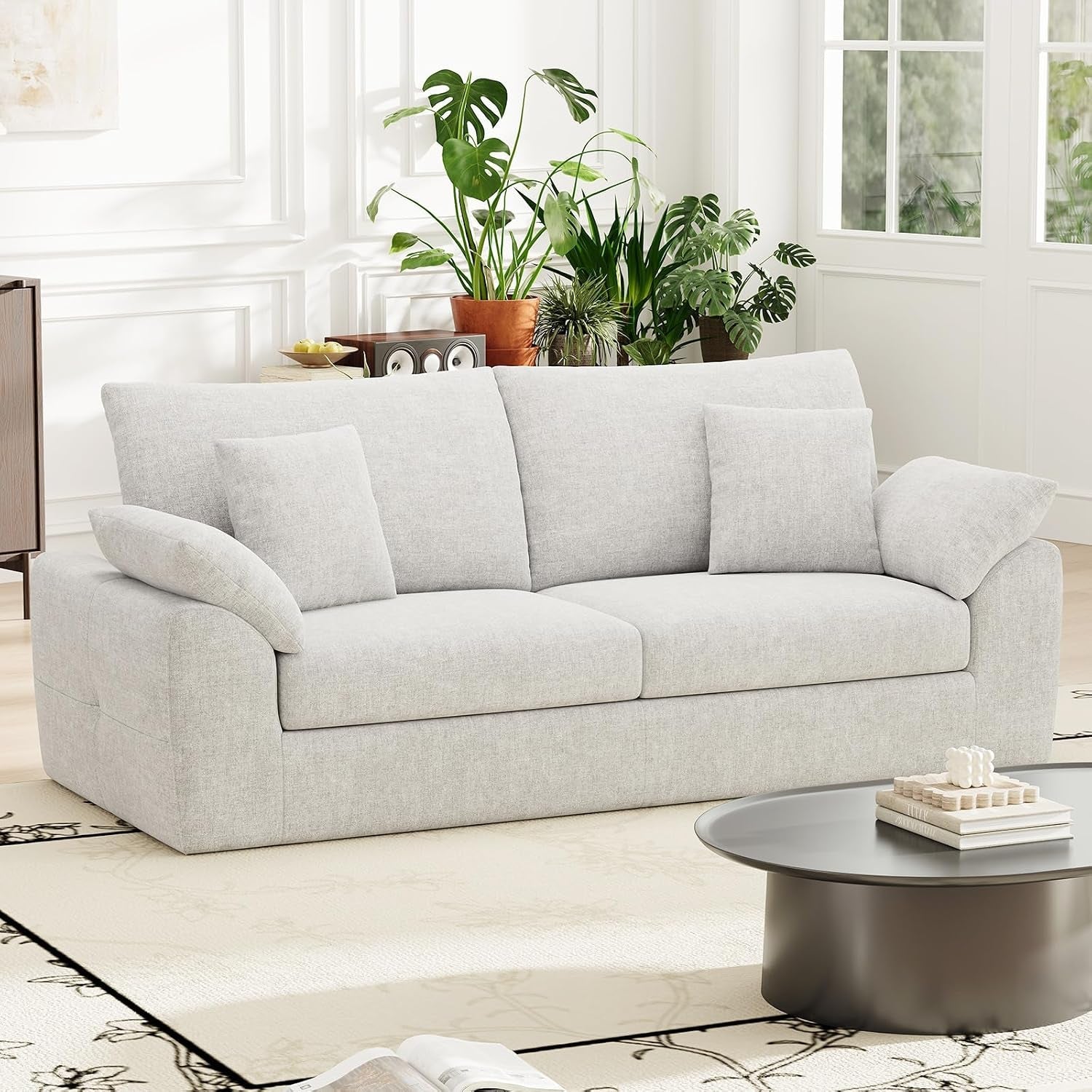 89-8-cloud-boneless-sofa-loveseat-couches-with-4-pillows-modern-living-room-2-seater-sofa-for-small-space-apartment-no-assembly-beige